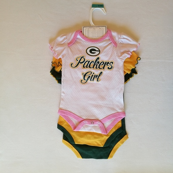 packers baby onesie girl